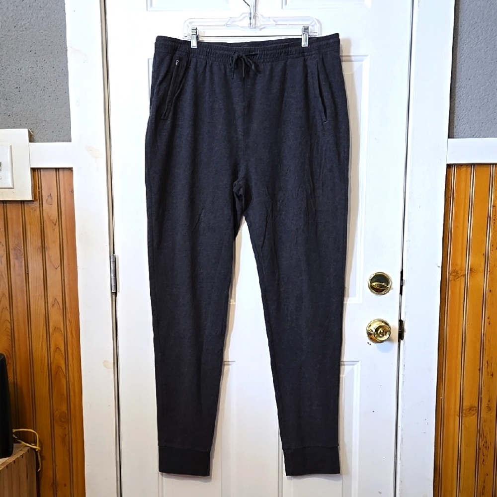 Sevego, Joggers,  XXXL, 3XL, 34" Inseam, Pockets, Knit, Quality Fabric, Grey